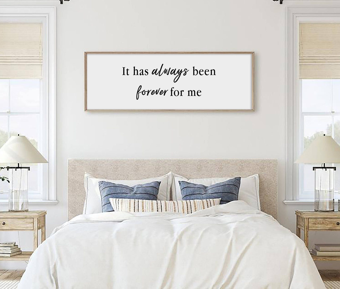 Anniversary Canvas, Wedding Canvas, Couple Canvas, Couple Quote, Always Forever Couple Love Canvas Art Print - AmourPrints