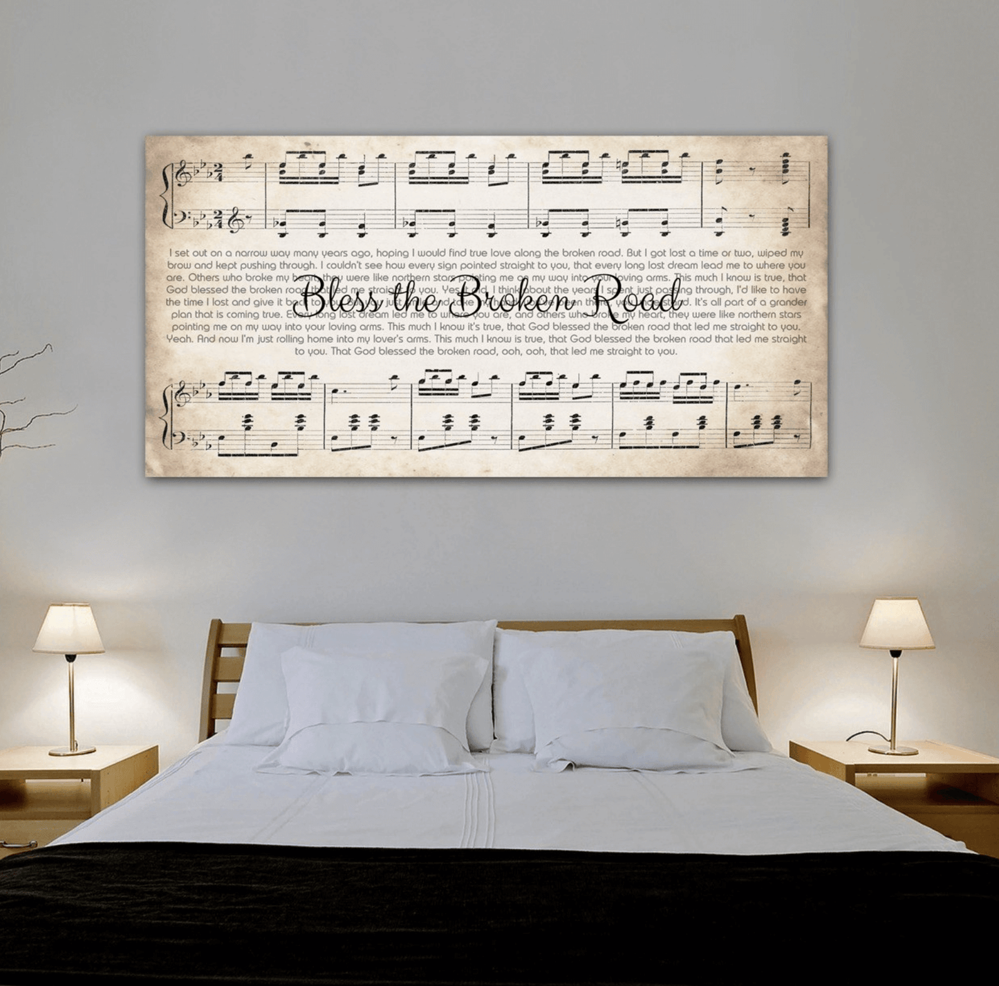 Couple Music Premium 10x20 Canvas - Ready to Hang - AmourPrints