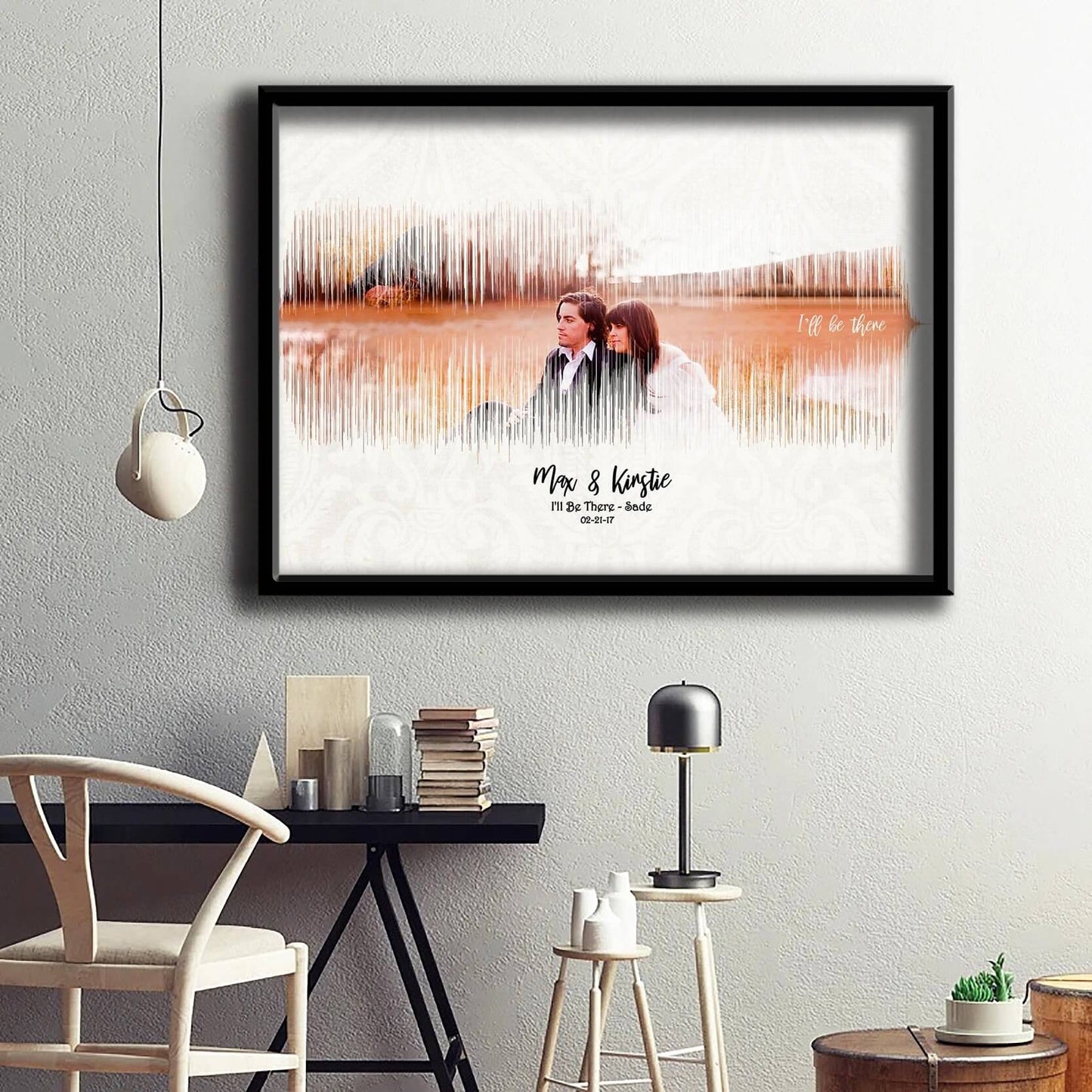 Sound Wave Wedding Song Custom Canvas Wall Art - AmourPrints