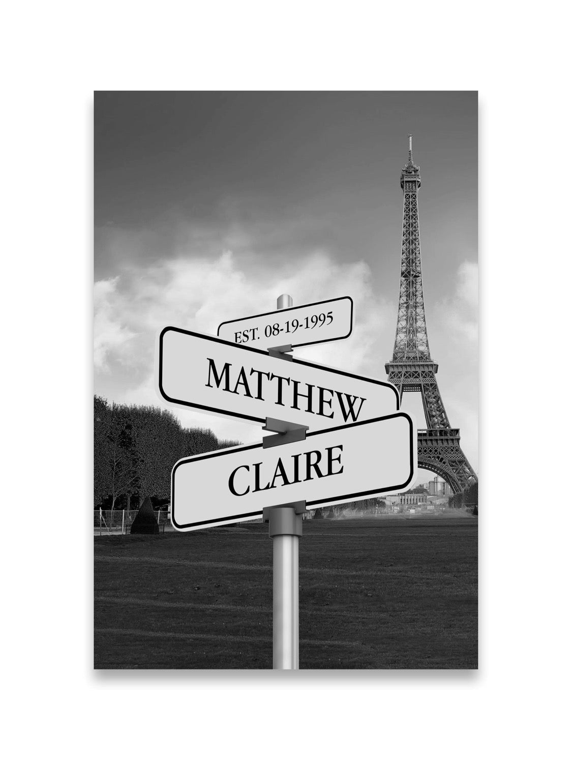 Street Name Signs Family Canvas - AmourPrints